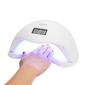 LAMPA UV LED PROFESIONALA SENZOR, TIMER, DISPLAY SUNONE5 48W ALB