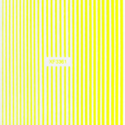 Sticker decor unghii galben neon 888-18 Sticker decor unghii galben neon 888-18