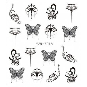 Tatuaj decor unghii YZW-3018 Tatuaj decor unghii YZW-3018