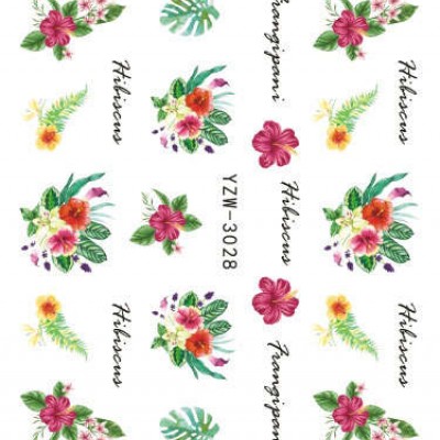 Tatuaj decor unghii YZW-3028 Tatuaj decor unghii YZW-3028